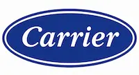 Official Carrier HVAC brand logo, a blue oval with white text.